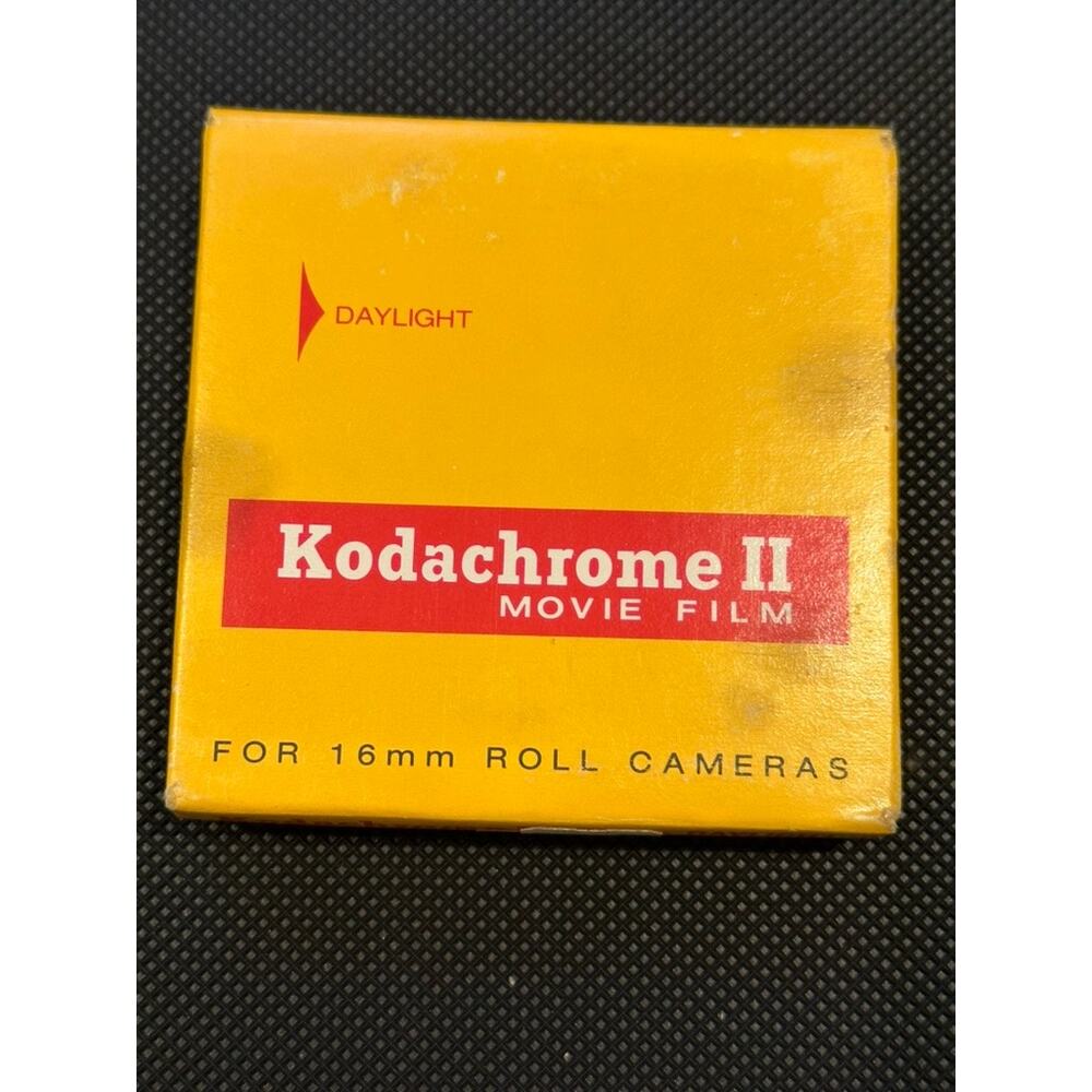 Vintage Kodak Kodachrome II 16 mm Movie Film – 100 ft Roll Expired February 1974